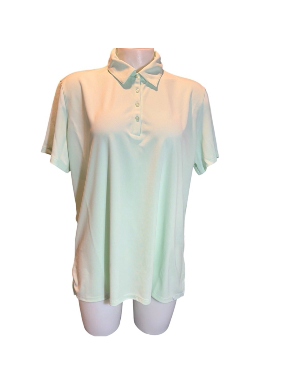 Women's Lady Hagen mint green Polo Shirt Size Xs - Picture 2 of 3